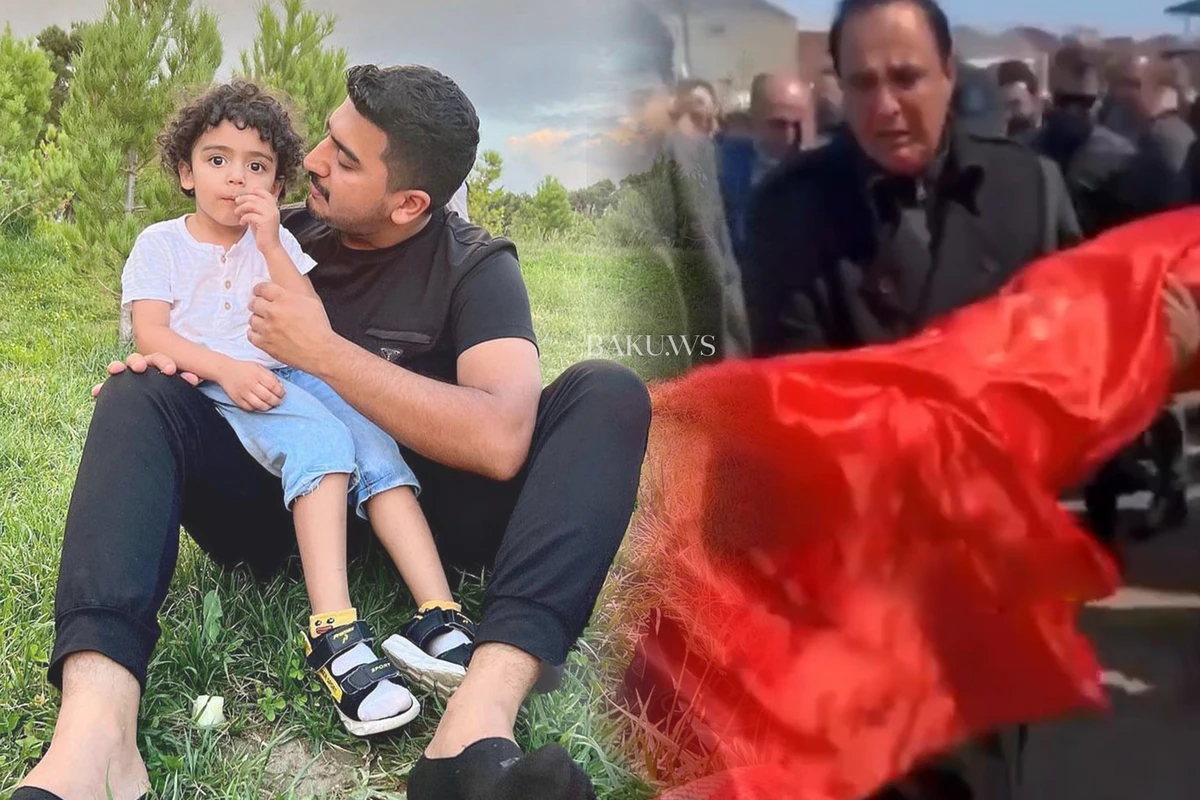 Tanınmış musiqiçinin ailə üzvlərinin dəfnindən GÖRÜNTÜLƏR - VİDEO