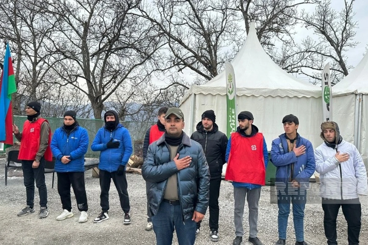 Экоакция на дороге Ханкенди-Лачын: демонстранты проявляют высокую активность и на 119-й день  - ФОТО