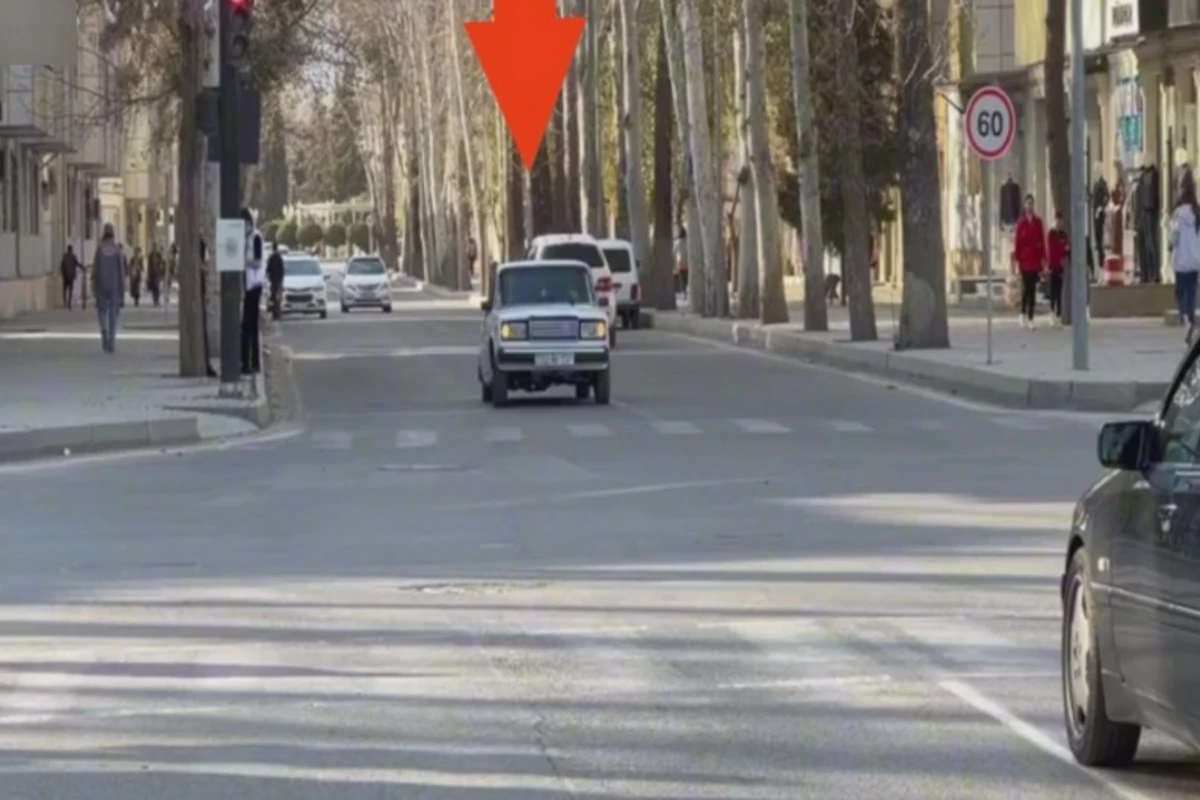 Sürücülük hüququ olmadan avtomobil idarə edən şəxs həbs edildi - FOTO