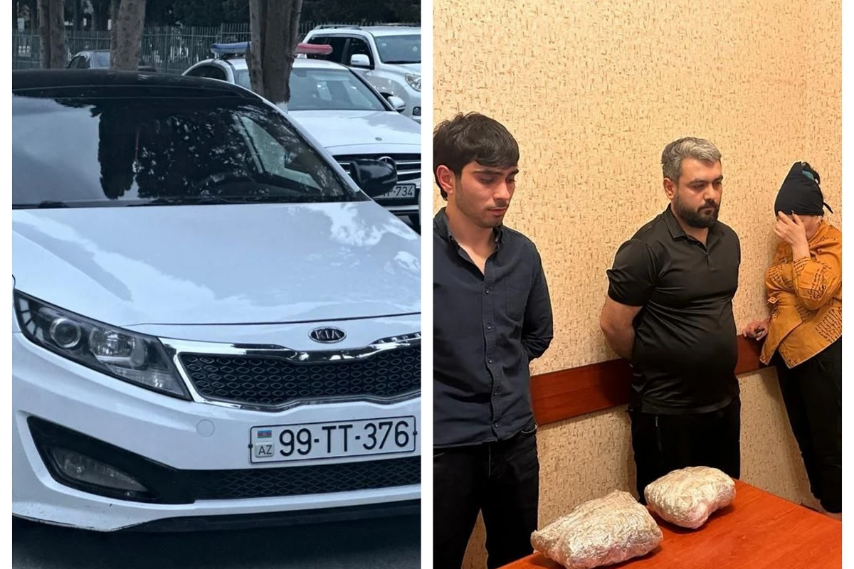 Polis təhlükəsizlik kəmərinə görə saxladı, narkotik aşkarlandı - FOTO