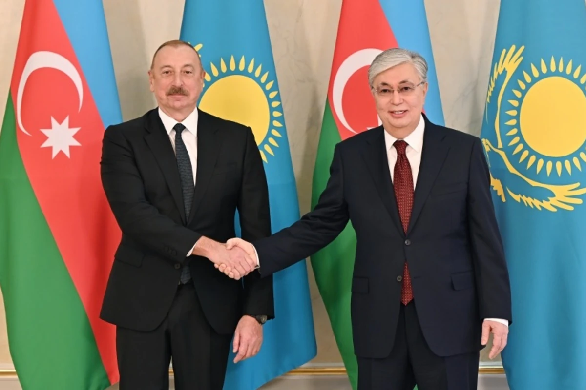 Azərbaycan və Qazaxıstan prezidentləri mətbuata bəyanatlarla çıxış ediblər