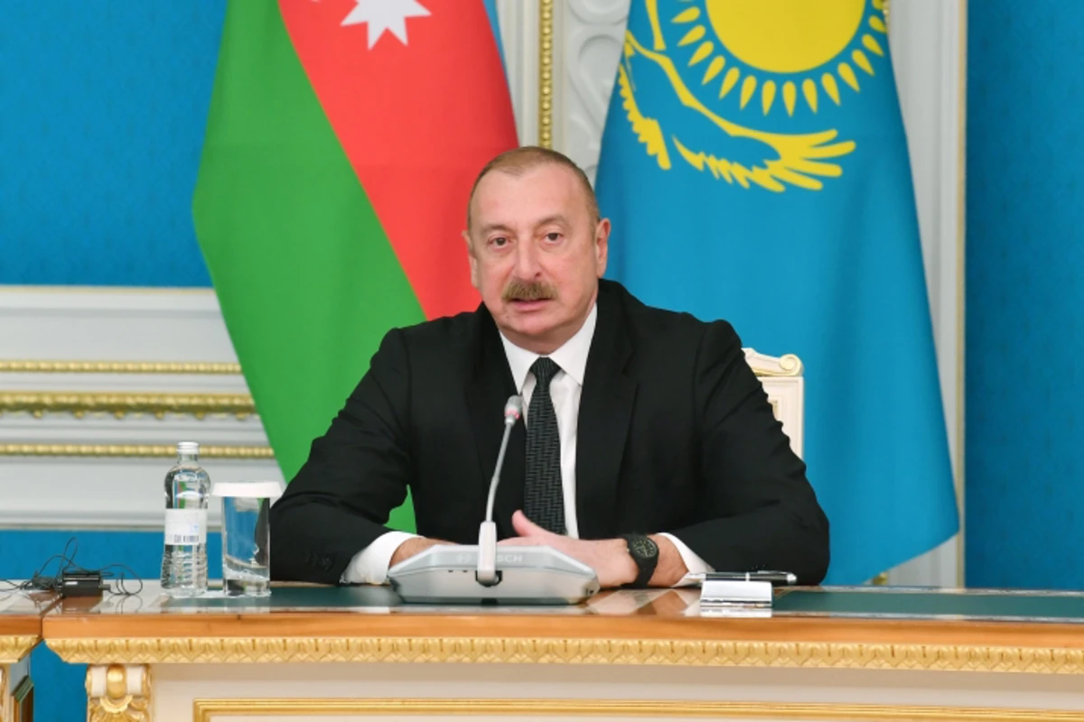 Prezident: “Azərbaycan və Qazaxıstan bir-birinə qardaşcasına münasibət bəsləyirlər”