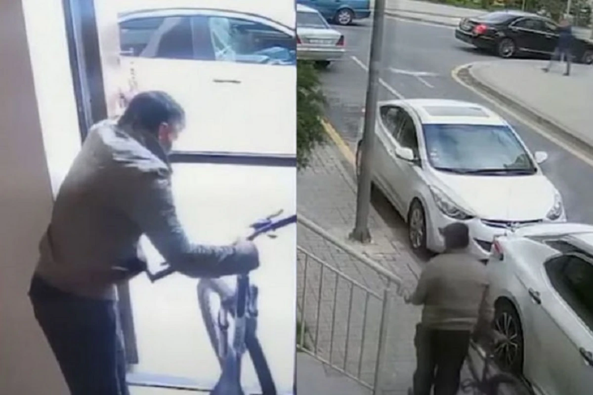 Bakıda velosiped oğurluğunun görüntüləri - ANBAAN VİDEO