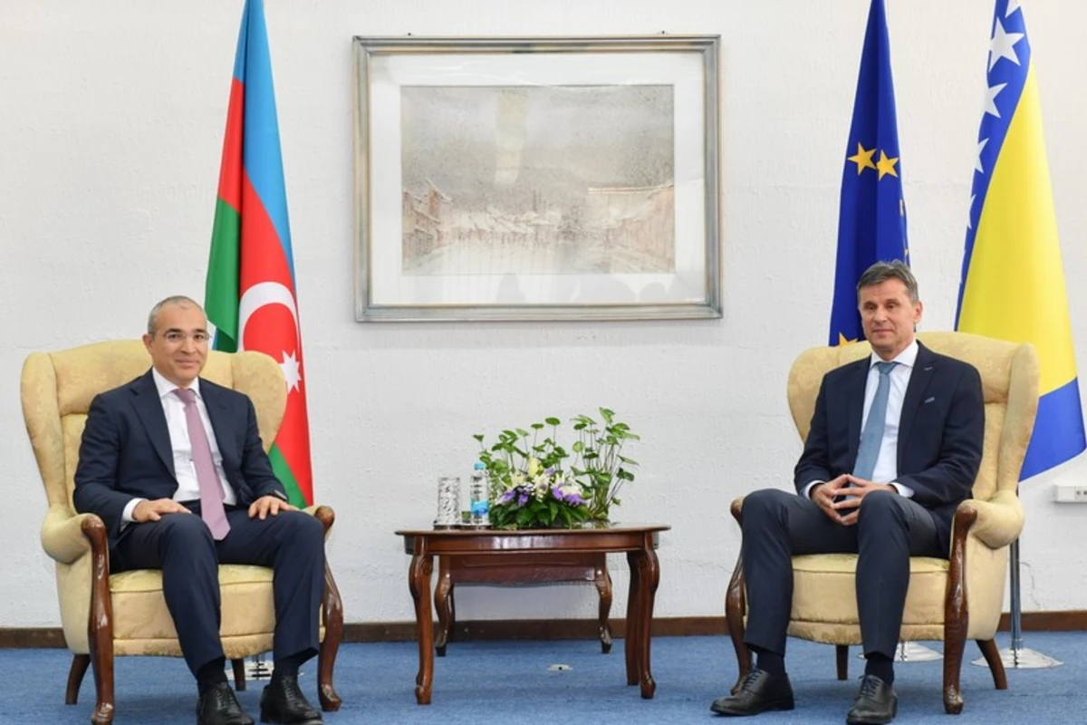 Mikayıl Cabbarov Fadil Novaliç ilə görüşüb - FOTO