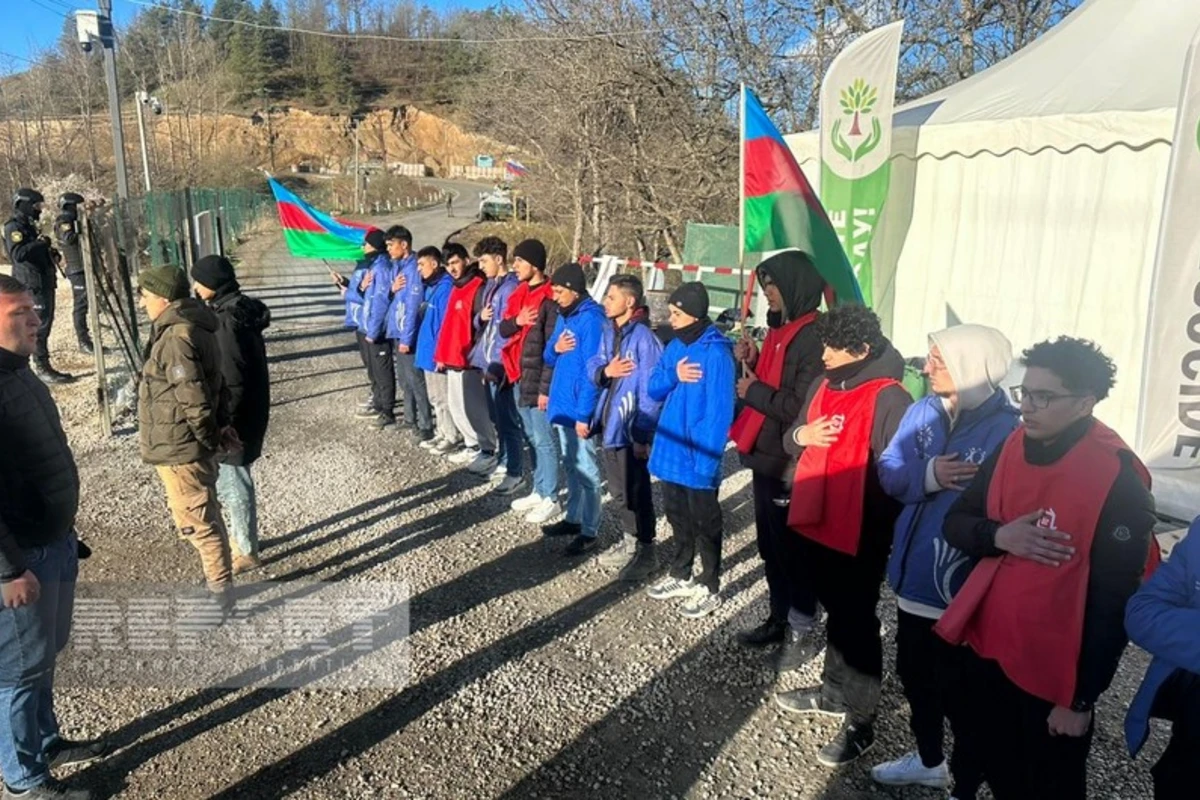Xankəndi-Laçın yolu: Ekofəalların aksiyası 123 gündür yüksək fəallıqla davam edir - FOTO