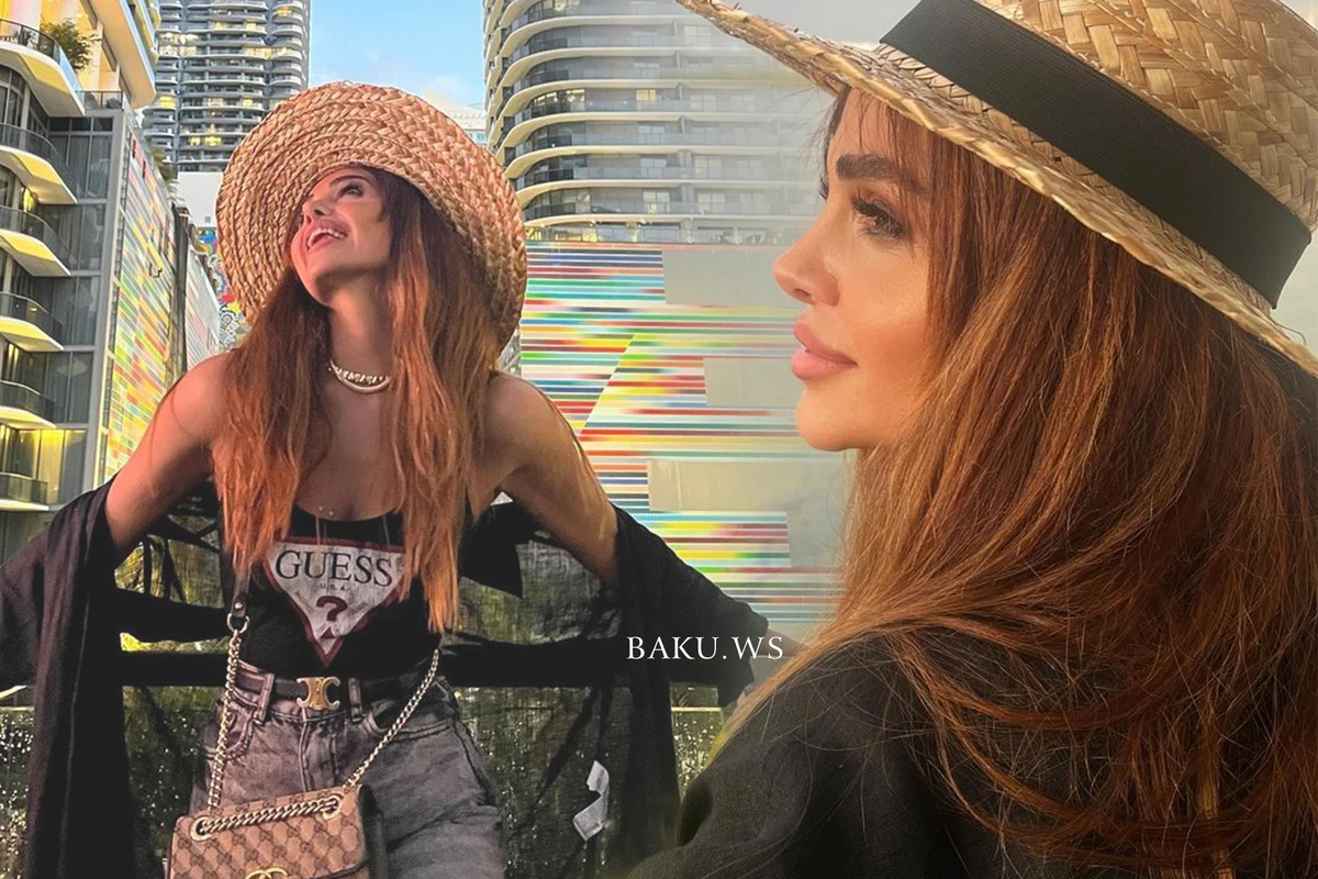 Günelin Mayami istirahətindən GÖRÜNTÜLƏR - FOTO