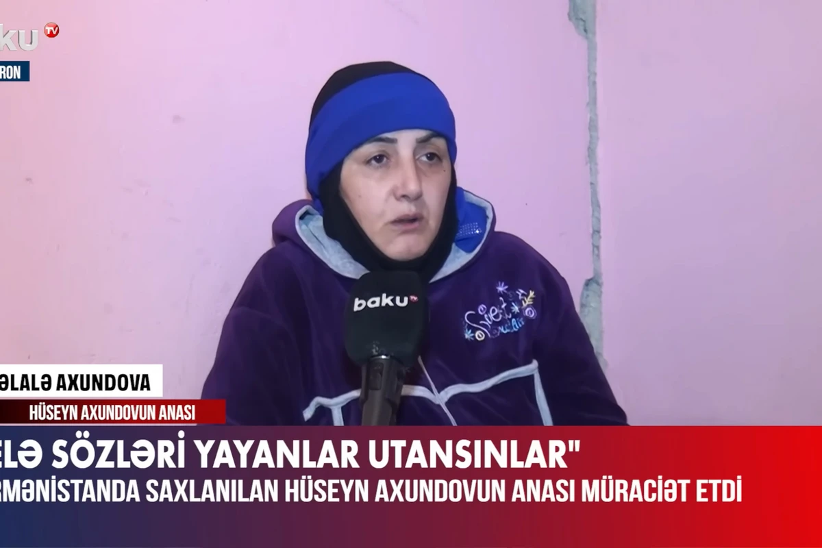 Ermənistanda saxlanılan əsgərin anası MÜRACİƏT ETDİ - VİDEO