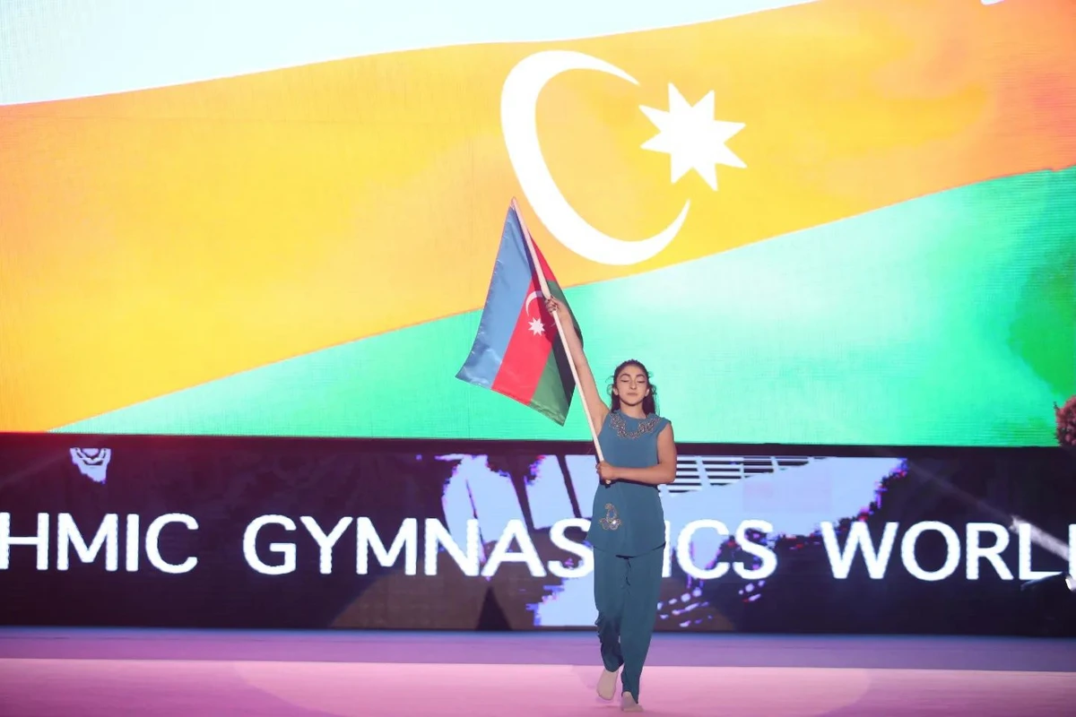 Bakıda bədii gimnastika üzrə Dünya Kubokuna start verilib - FOTO Bakıda bədii gimnastika üzrə Dünya Kubokuna start verilib - FOTO