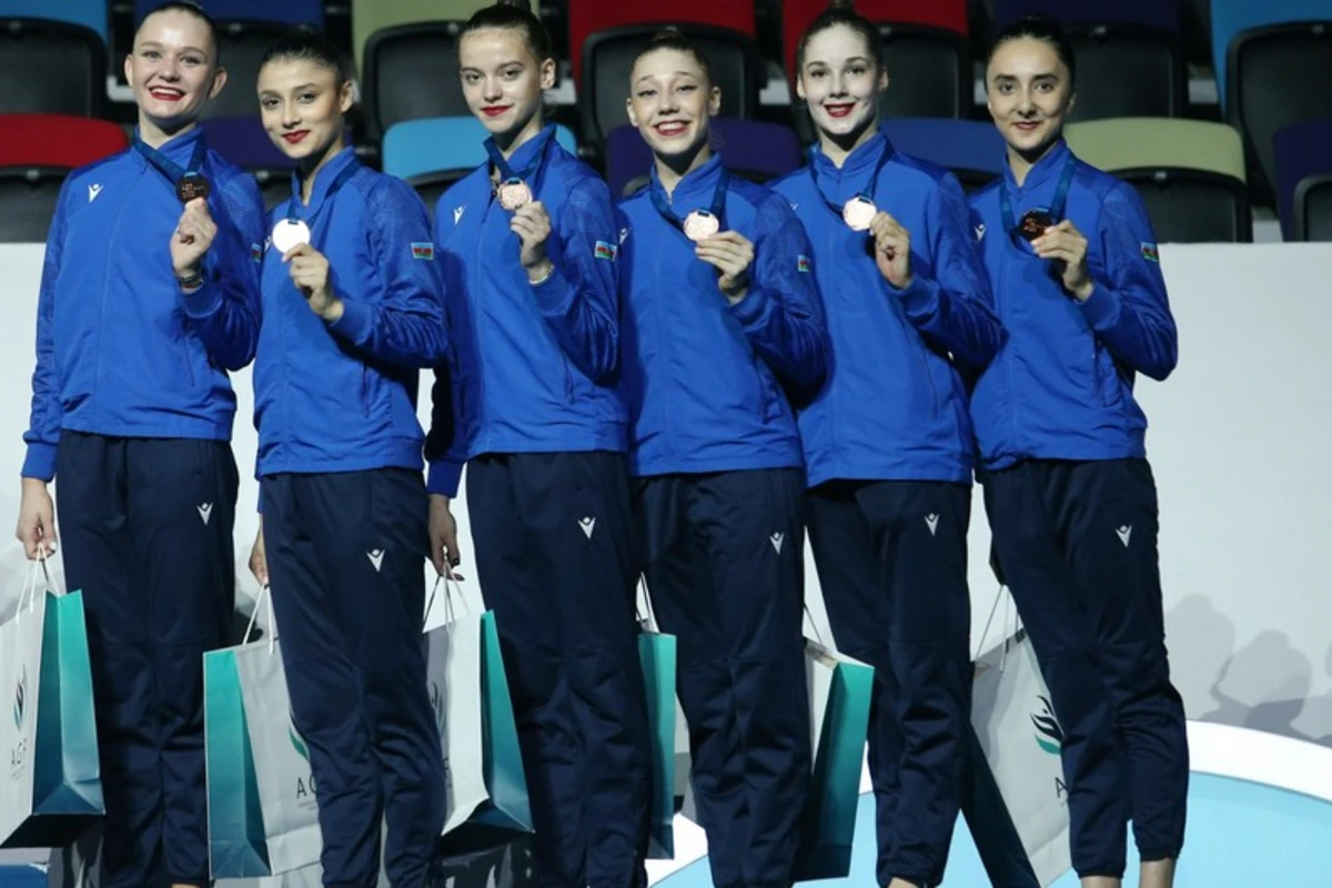 Azərbaycanın qrup hərəkətləri komandası Bakıdakı yarışda bürünc medal qazanıb