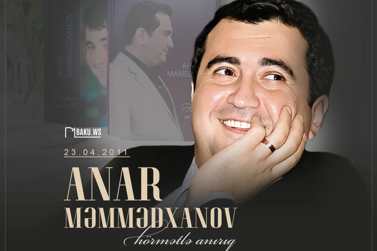 Anar Məmmədxanovun anım günüdür