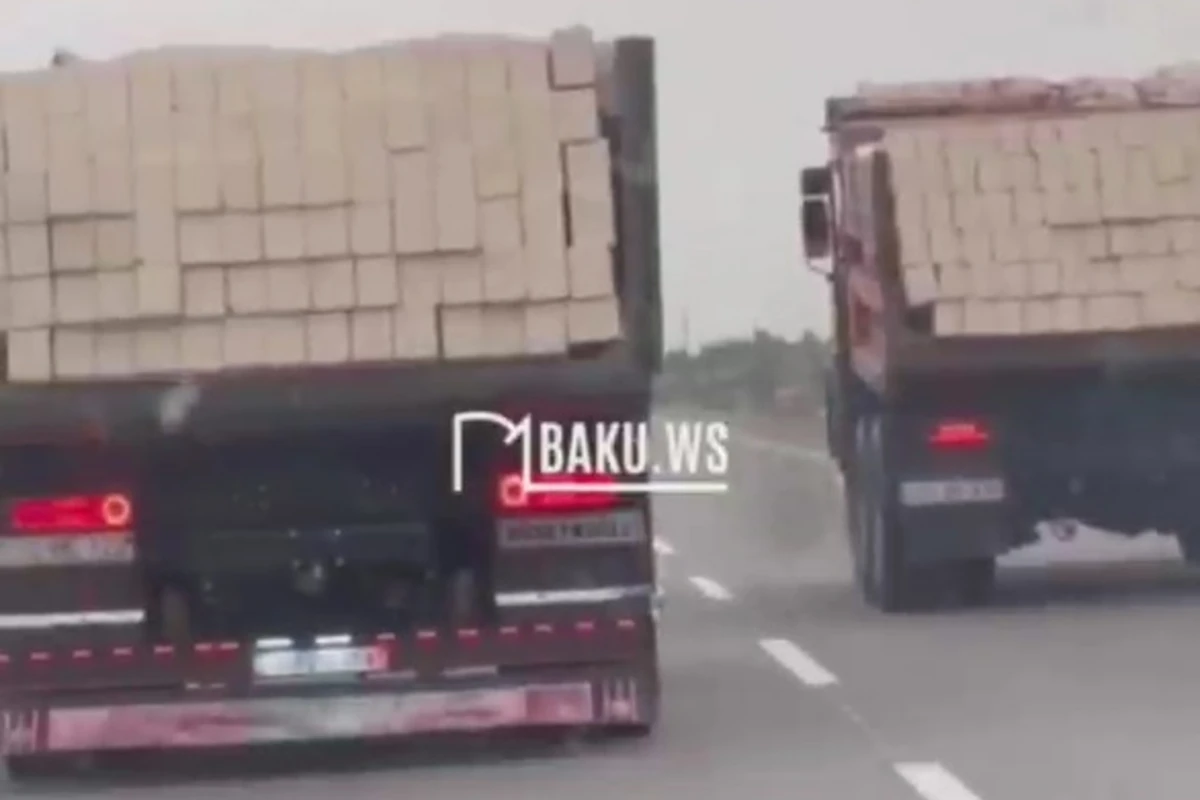 Bakı-Qazax yolunda təhlükə yaradan yük maşını sürücüləri aşkar edildi - ANBAAN VİDEO - YENİLƏNİB