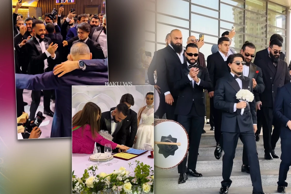 Блогер Гусейн Гасанов на свадьбе в Баку - ВИДЕО
