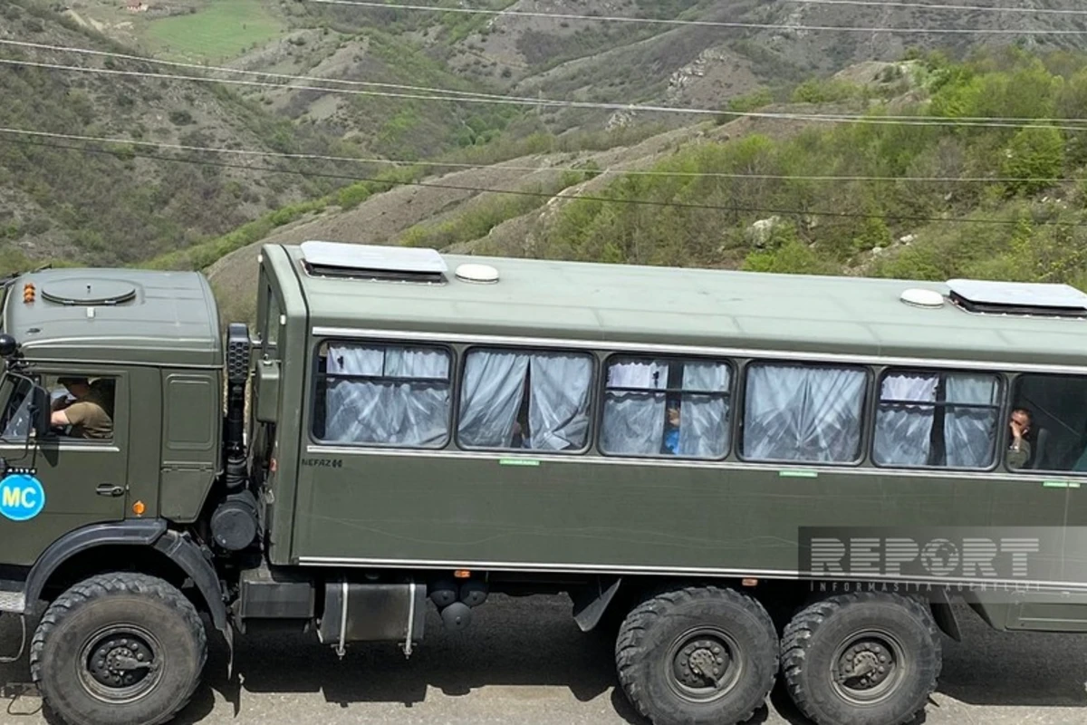 По дороге Ханкенди-Лачын беспрепятственно проехали автомобили миротворцев - ФОТО