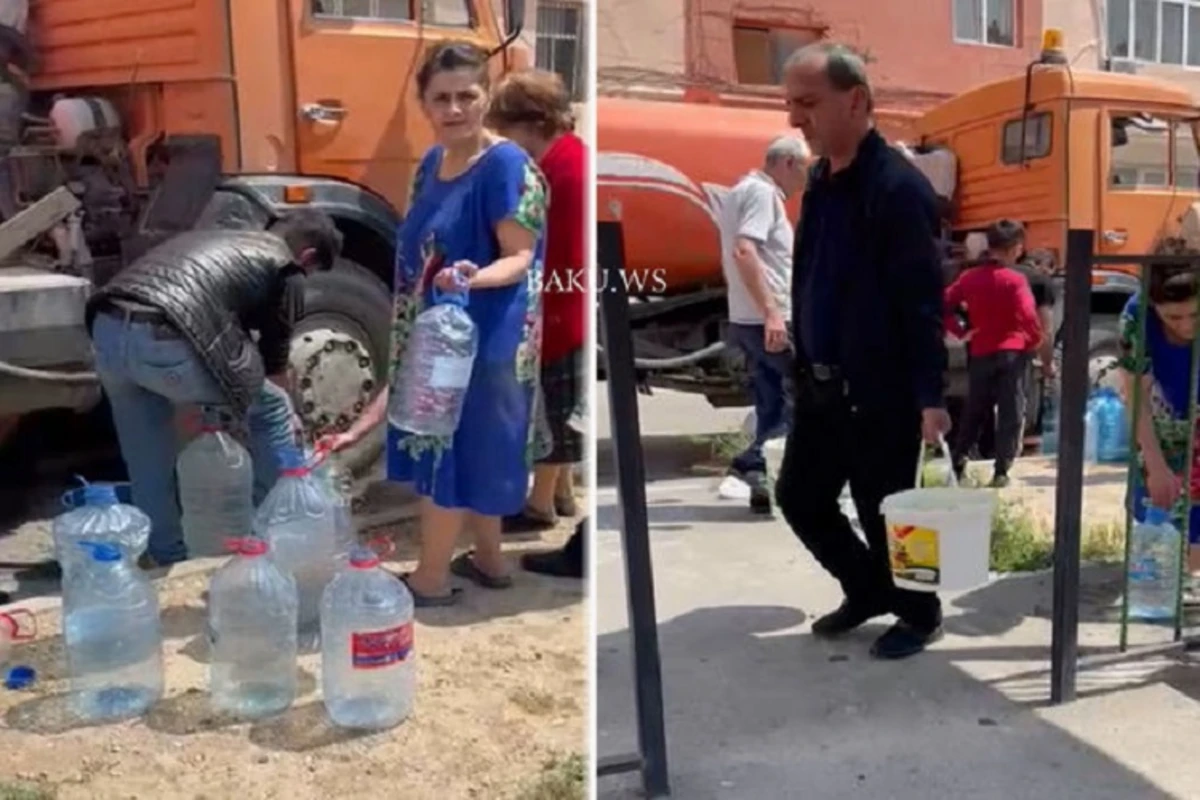 Жители поселка Локбатан пятые сутки без воды - ВИДЕО