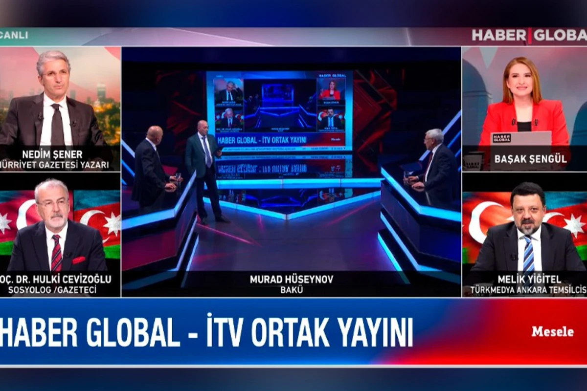 Haber Global и İTV организовали совместное вещание на тему азербайджано-турецких отношений - ВИДЕО