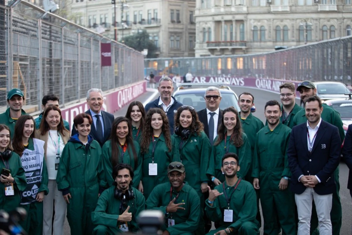 Formula 1 üzrə Azərbaycan Qran-prisində Yaşıl posta baxış keçirilib - FOTO