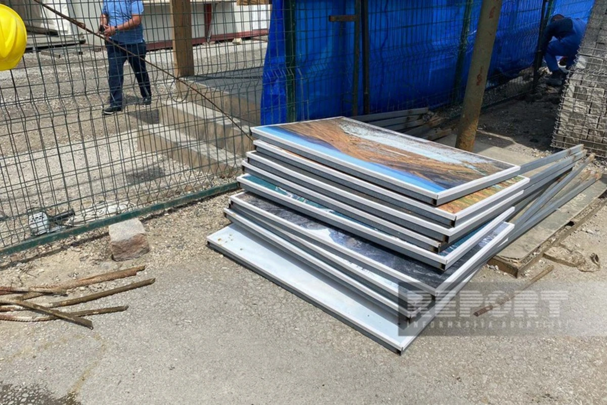 Laçın-Xankəndi yolunda ekofəalların quraşdırdığı çadırlar və plakatlar sökülür - FOTO