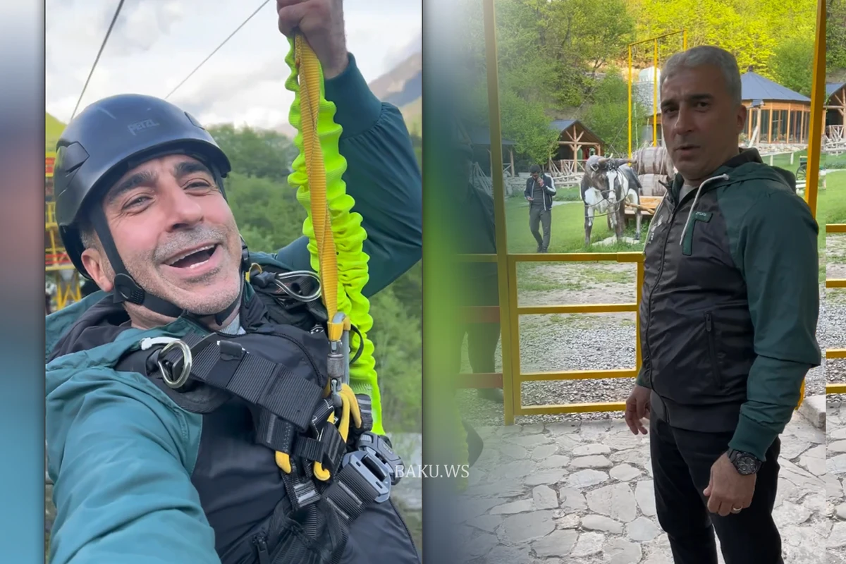 51 yaşlı Əməkdar artistin Şəkidən “Adrenalin” paylaşımı - VİDEO