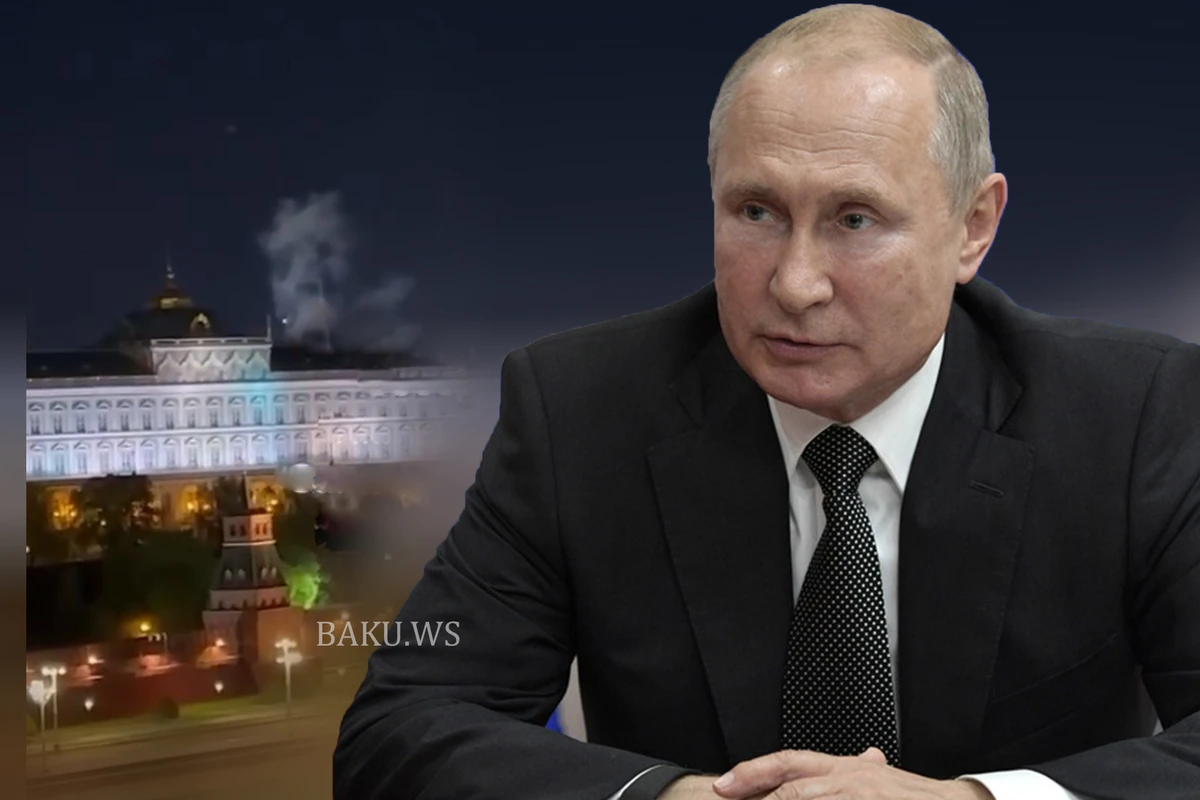 Путина не было в Кремле в момент атаки беспилотников - ОБНОВЛЕНО + ВИДЕО