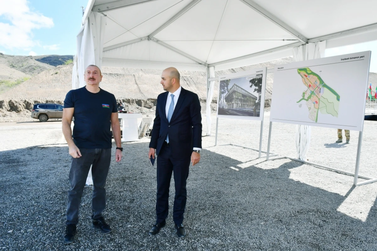 Qubadlı şəhərində ilk yaşayış məhəlləsinin təməli qoyulub - FOTO