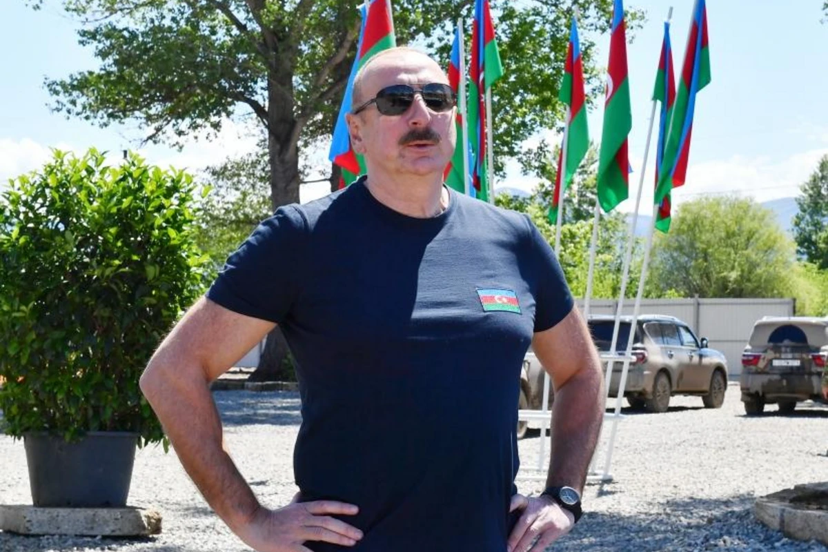 Prezident İlham Əliyev Zəngilan Konqres Mərkəzinin tikintisi ilə tanış olub - FOTO