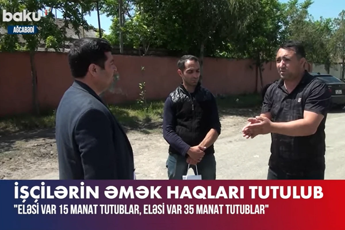 Ağcabədidə bələdiyyə işçilərinin əməkhaqları tutulub - VİDEO