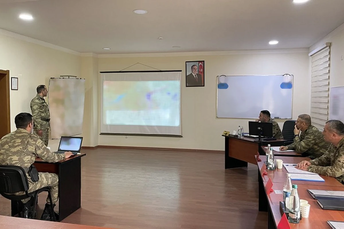 Azərbaycan Ordusunda komanda-qərargah təlimləri keçirilib - FOTO