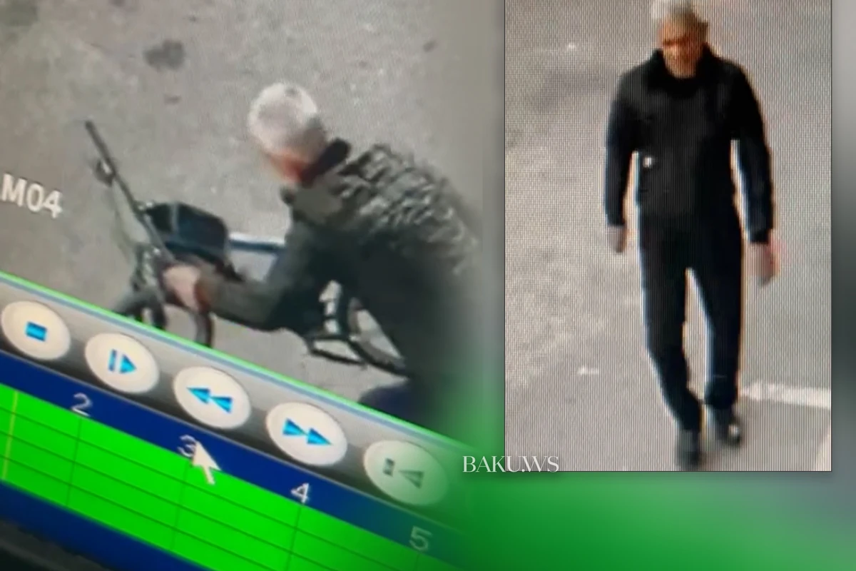 Kuryerin velosipedini oğurlayan şəxs SAXLANILDI - ANBAAN VİDEO + FOTO - YENİLƏNİB