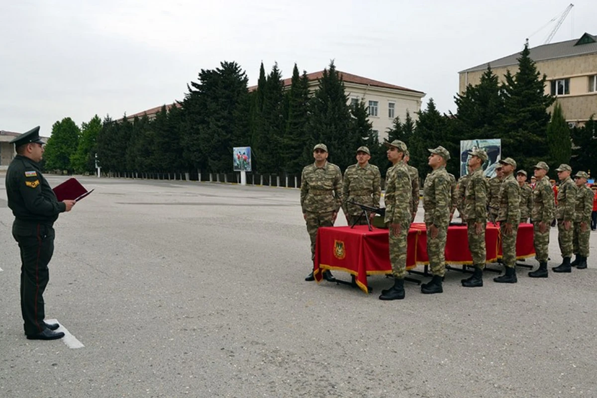 В армии Азербайджана состоялись церемонии принятия Военной присяги - ФОТО