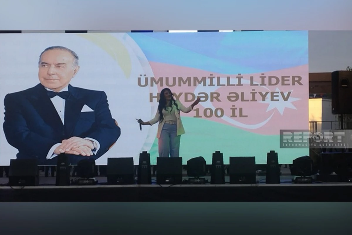 Şimal bölgəsində Heydər Əliyevin 100 illik yubileyi ilə bağlı konsert təşkil olunub - FOTO