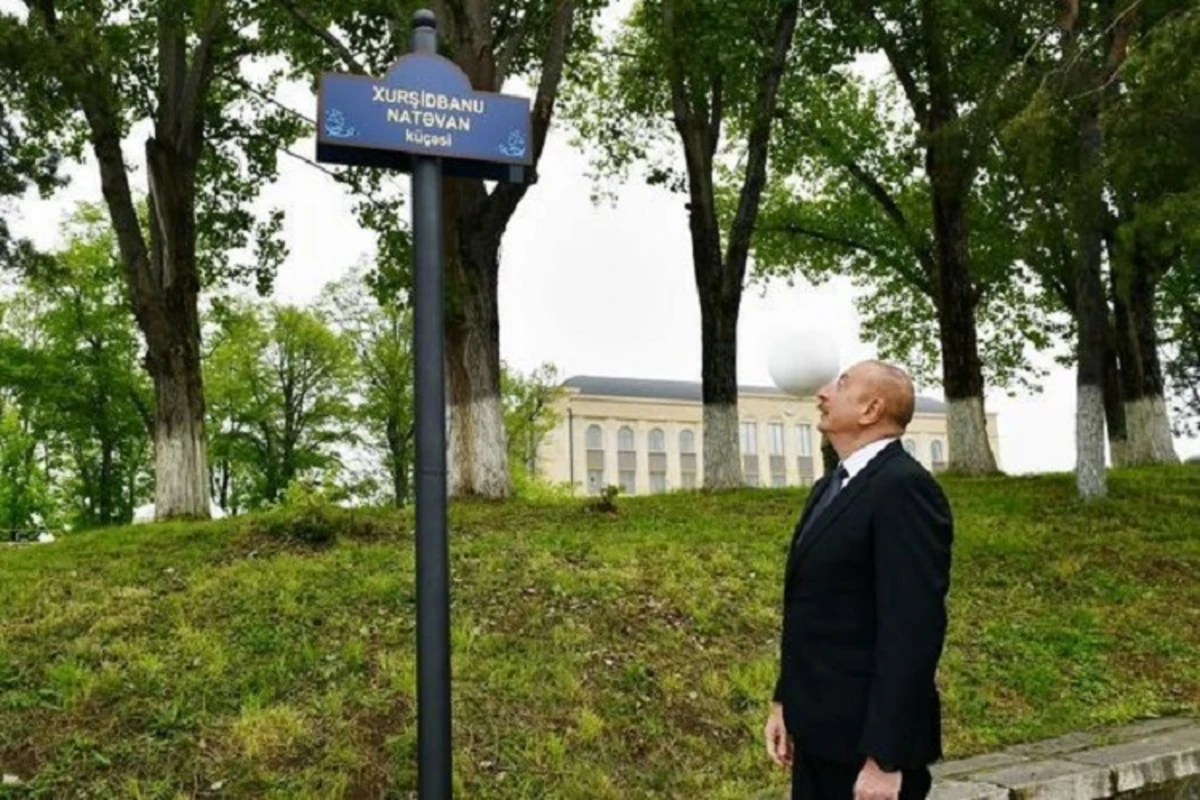 Состоялось открытие вывесок на ряде улиц города Шуша - ФОТО