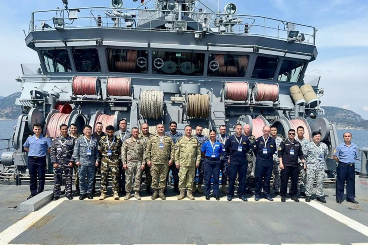 Военнослужащие ВМС Азербайджана приняли участие в учениях Kurtaran – 2023
