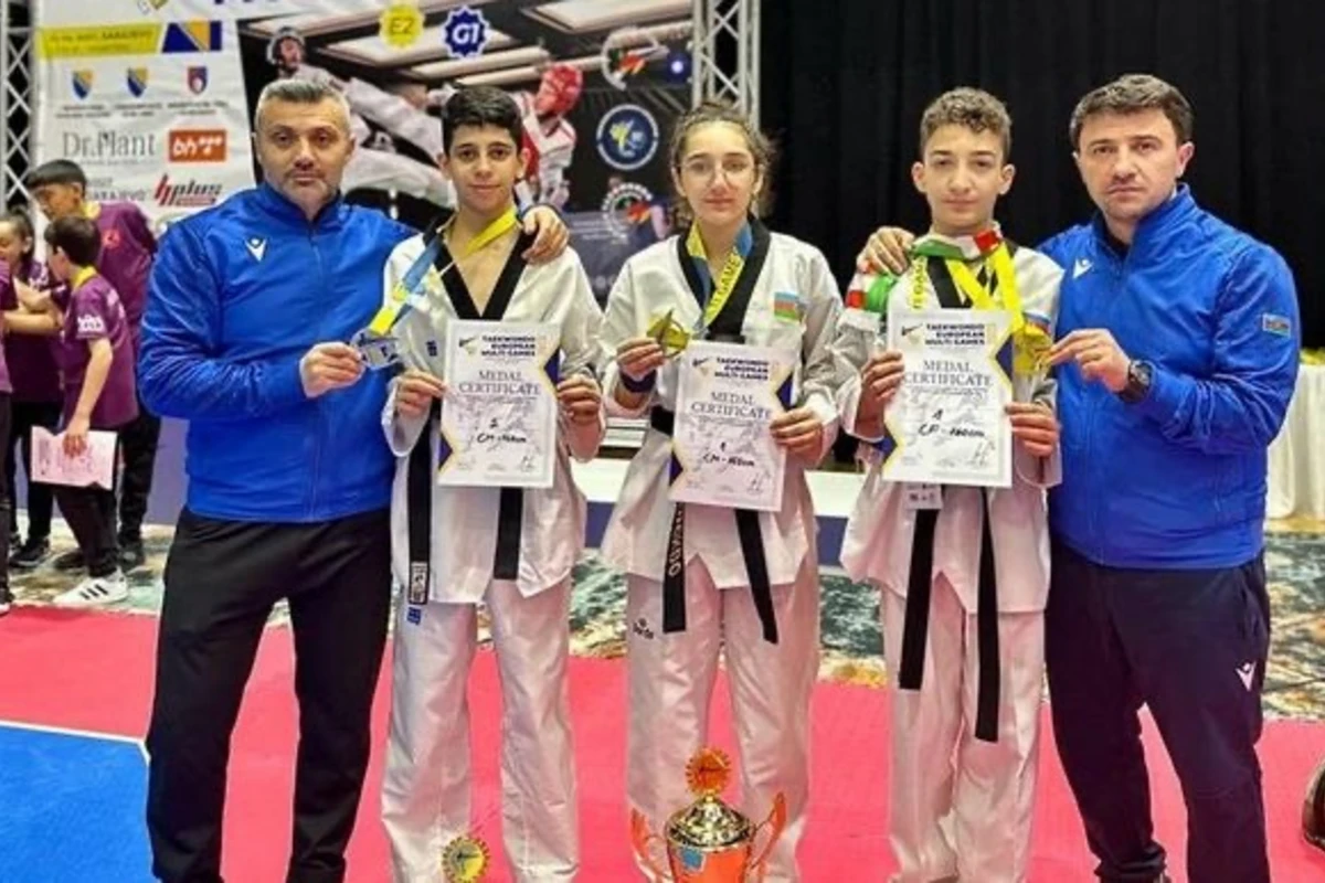 Azərbaycan taekvondoçuları Avropa Multioyunlarında daha üç medal qazanıblar