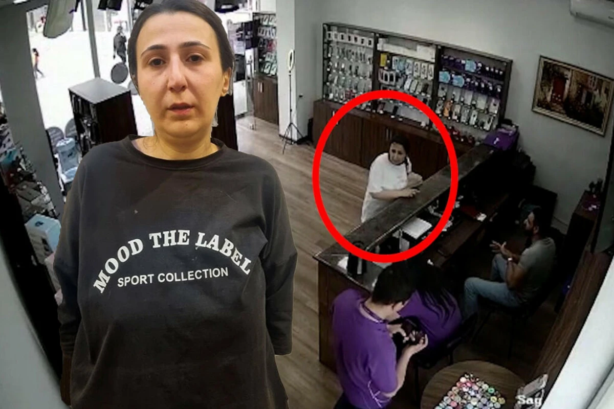 Bakıda qadın gözəllik salonundan oğurluq edib - FOTO/VİDEO