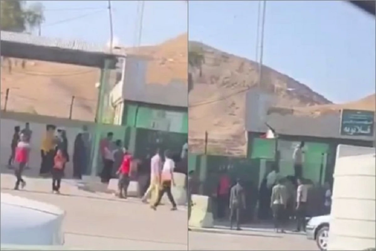 В Иране жители напали на полицейское отделение - ВИДЕО В Иране жители напали на полицейское отделение - ВИДЕО