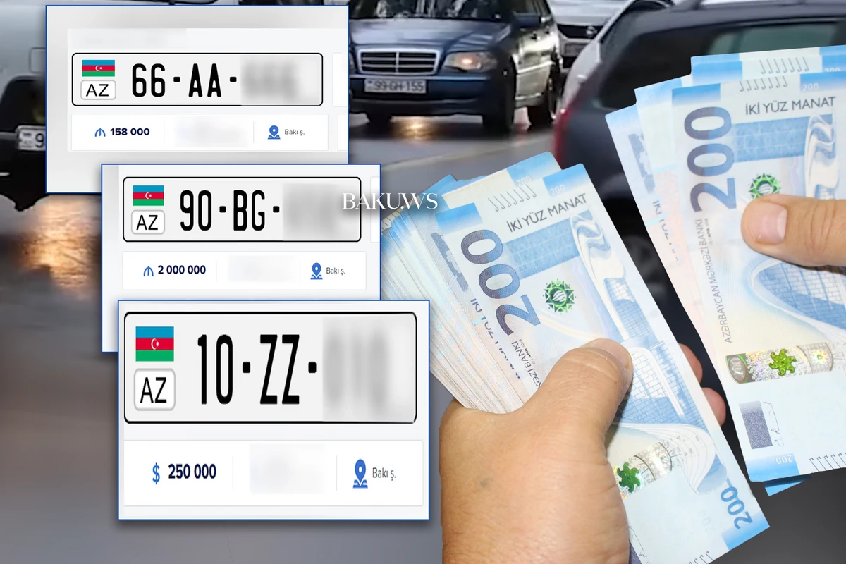 Bakıda 2 milyona maşın nömrəsi satılır - QİYMƏTLƏR - VİDEO