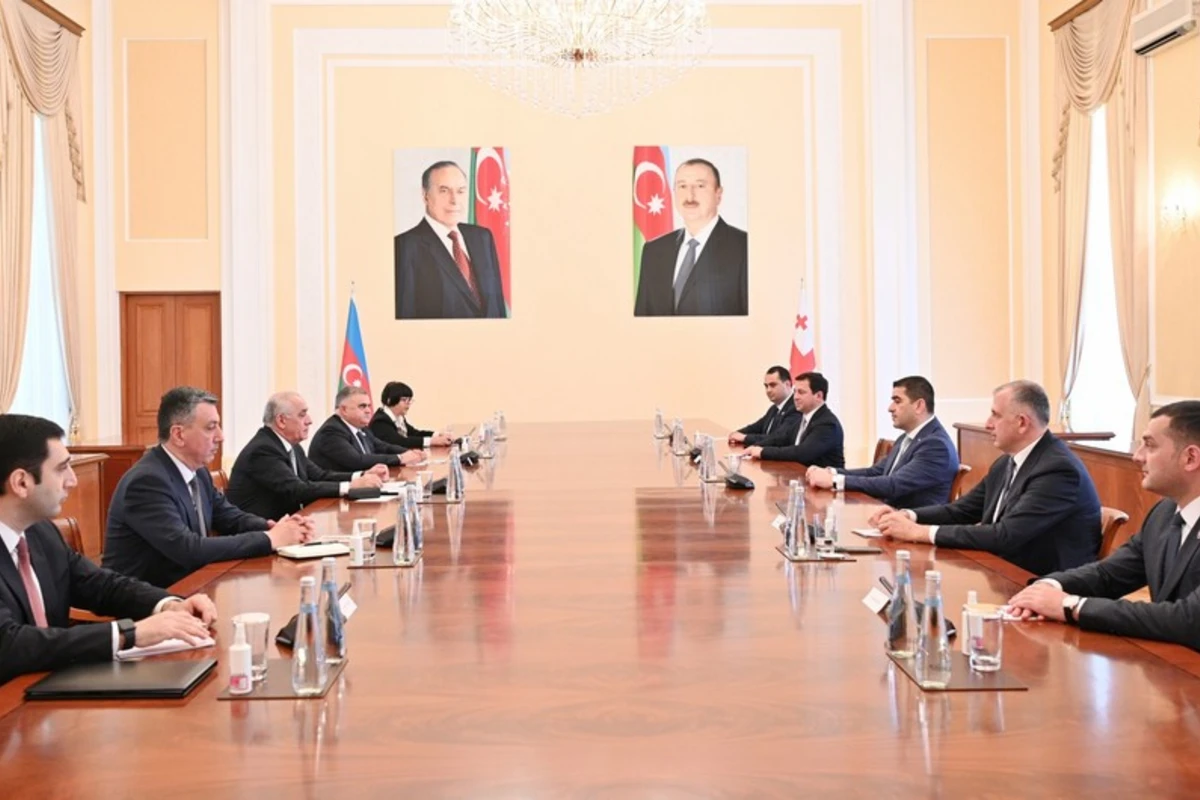 Baş nazir Əli Əsədov Gürcüstan parlamentinin sədri ilə görüşüb