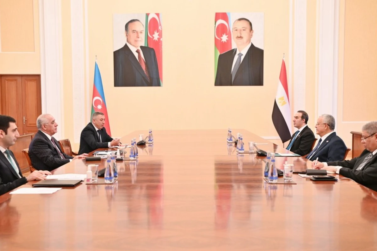 Əli Əsədov Misir parlamentinin Nümayəndələr Palatasının sədri ilə görüşüb