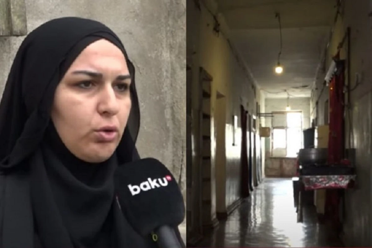 Xarabalıqda yaşayan ailələrin etirazı: “Qab yuduğum yerdə qurbağalar çıxır” - VİDEO