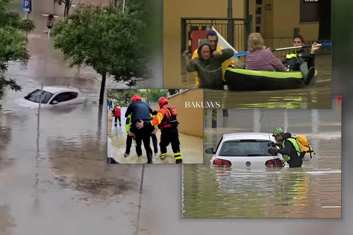 İtaliyada SEL CAN ALDI: 8 nəfər öldü, 10 000 sakin təxliyə edildi - FOTO/VİDEO