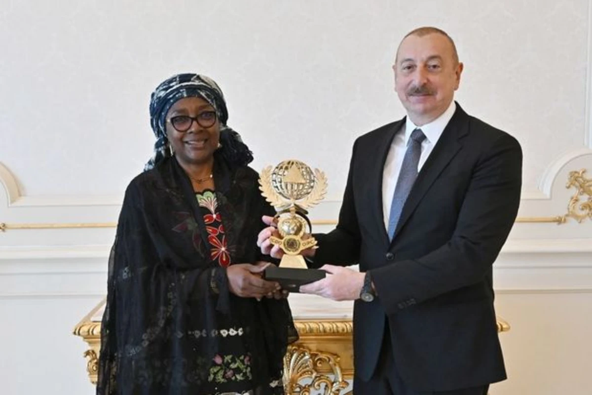 İlham Əliyev Beynəlxalq Mülki Müdafiə Təşkilatının Baş katibini qəbul edib - FOTO