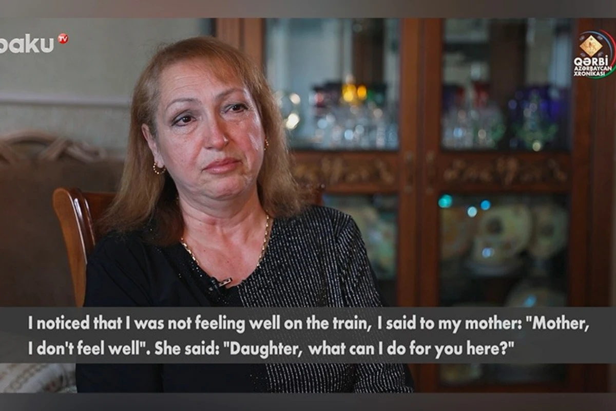 Qatarda oğul doğan ana: “Ermənilərin əlindən qaçıb 40 kilometr piyada yol gəldim” - VİDEO Qatarda oğul doğan ana: “Ermənilərin əlindən qaçıb 40 kilometr piyada yol gəldim” - VİDEO