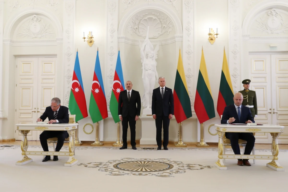 Azərbaycan-Litva sənədləri imzalanıb - FOTO - YENİLƏNİB