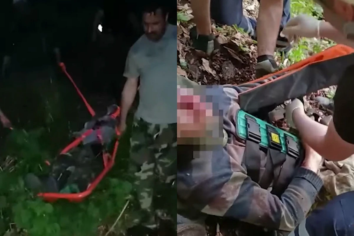 В Габалинском районе спасен оказавшийся в беспомощном состоянии местный житель - ВИДЕО