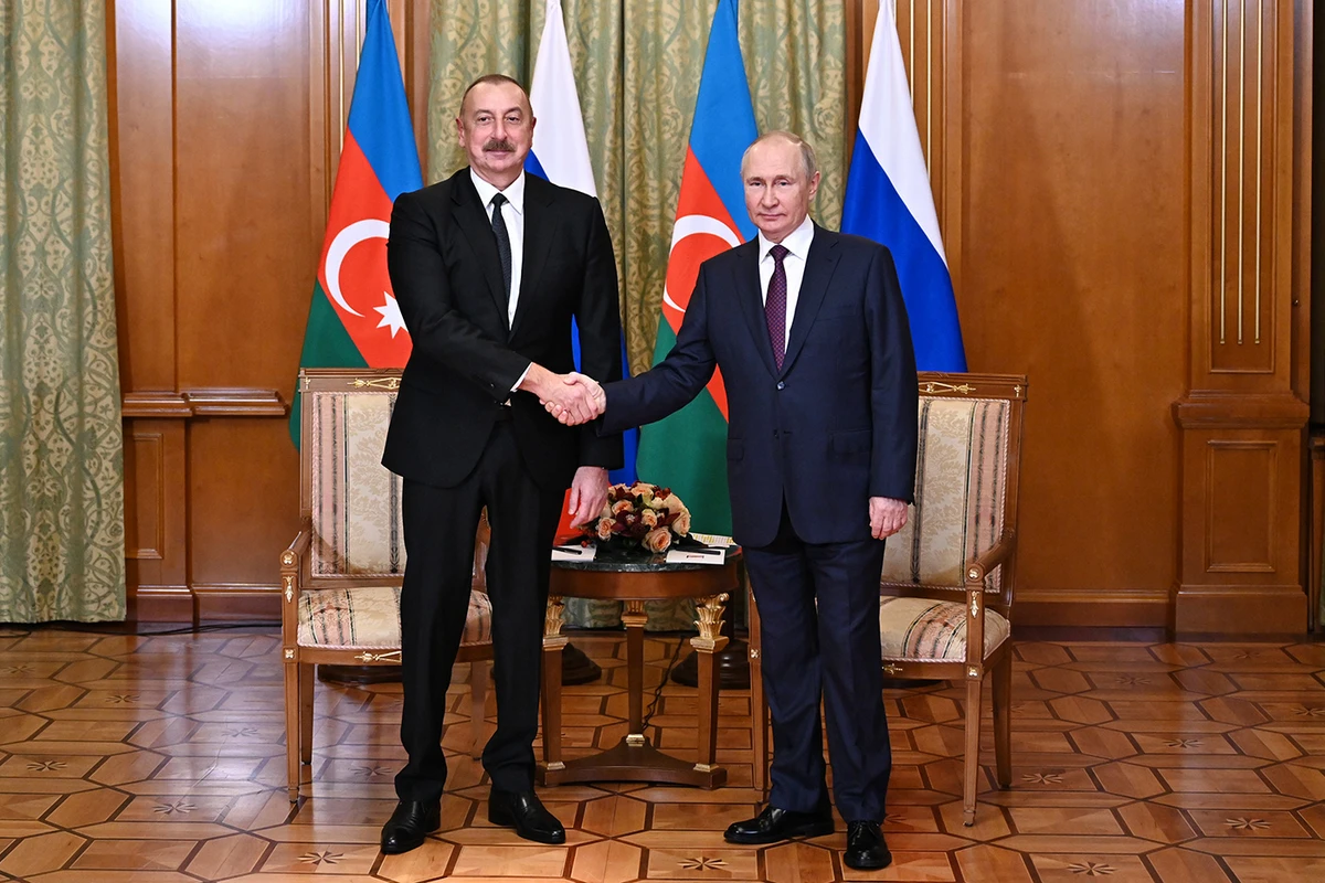 Владимир Путин направил Ильхаму Алиеву поздравительное письмо