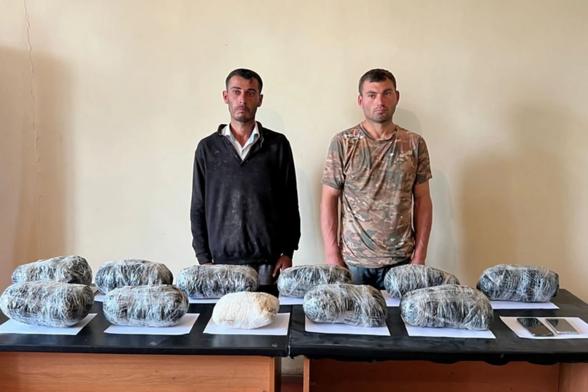İrandan Azərbaycana 13 kq narkotik keçirmək istədilər