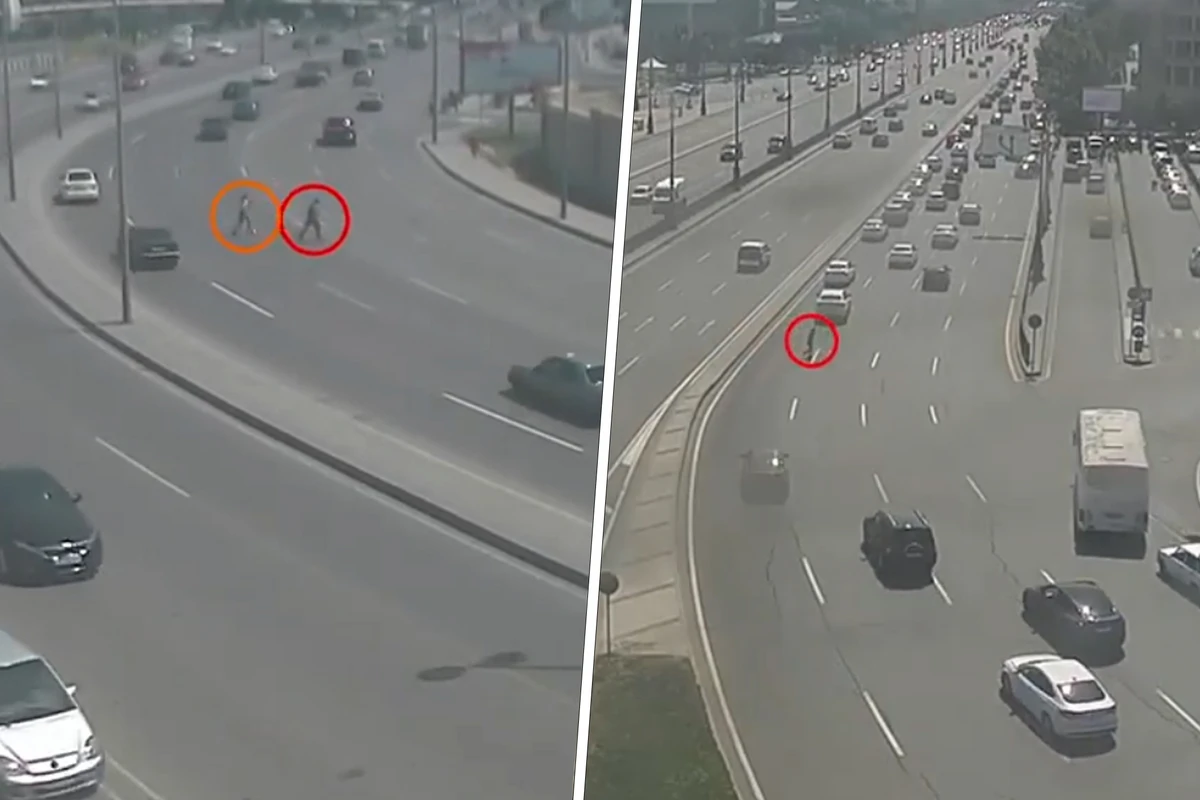 ДТП с участием пешеходов в Баку - ЖУТКИЕ КАДРЫ