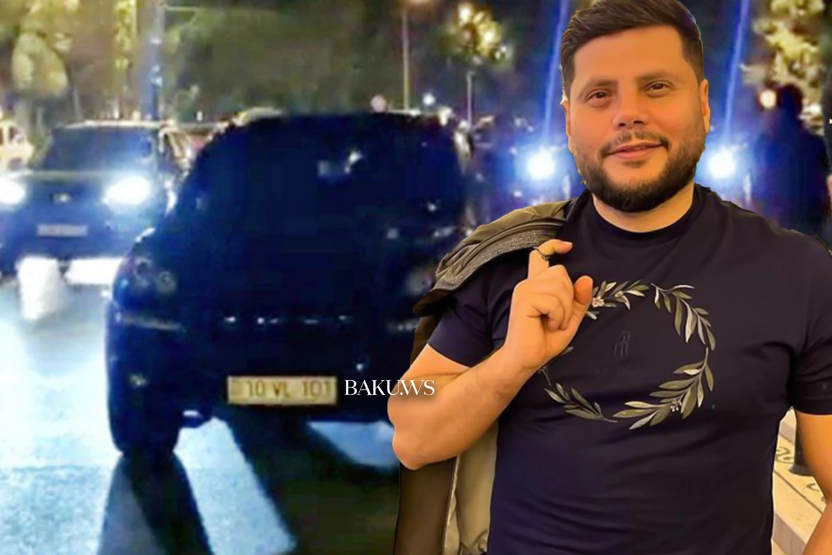 Zaur Kamal nazirliyin qarşısında yolu kəsib görün nə etdi - VİDEO