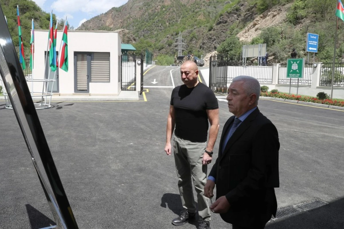 Prezident İlham Əliyev Kəlbəcərdə “Meydan” Kiçik Su Elektrik Stansiyasının açılışını edib - FOTO