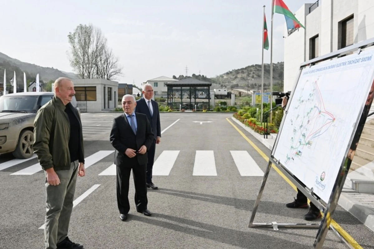 Azərbaycan Prezidenti “Laçın” şəhər yarımstansiyasının açılışını edib Azərbaycan Prezidenti “Laçın” şəhər yarımstansiyasının açılışını edib